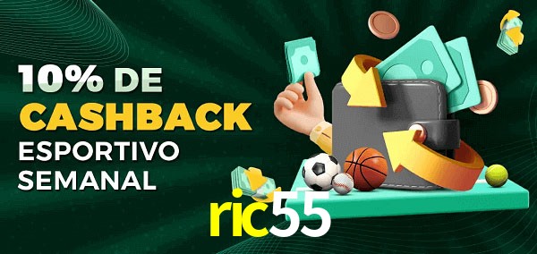 10% de bônus de cashback na ric55